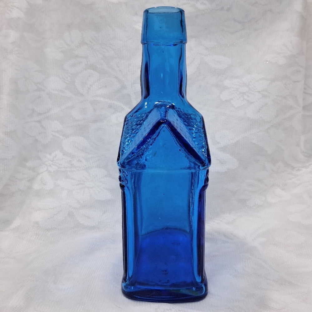 Vintage Wheaton Glass Paul Revere Bottle Cobalt Blue 1775 Eagle Americana 8" - Picture 9 of 14